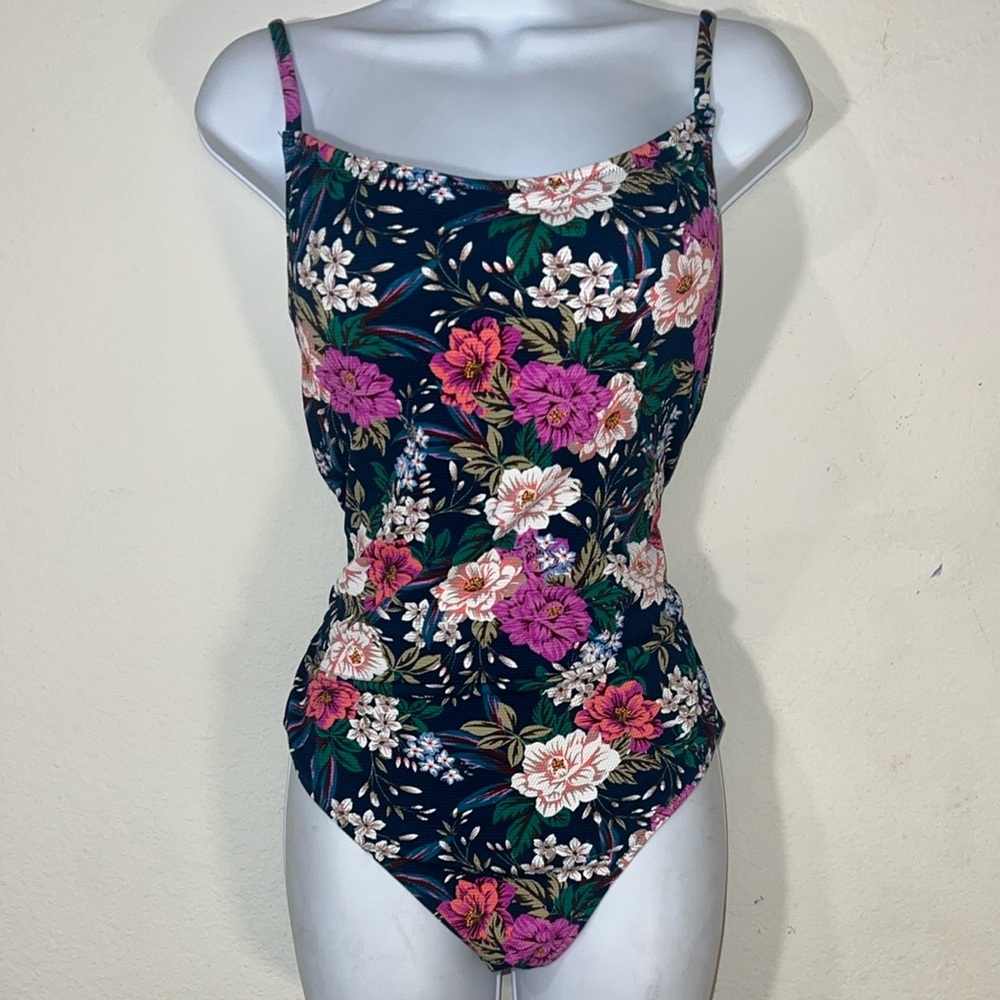 Jessica Simpson floral One Piece Swimsuit
